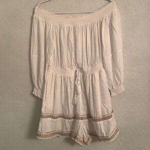 Superdry Viscose Embroidered Romper Size 8